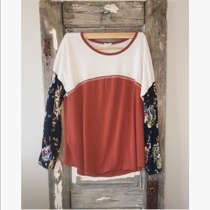 Lovely Melody Boutique Long Sleeve Fall Shirt XL